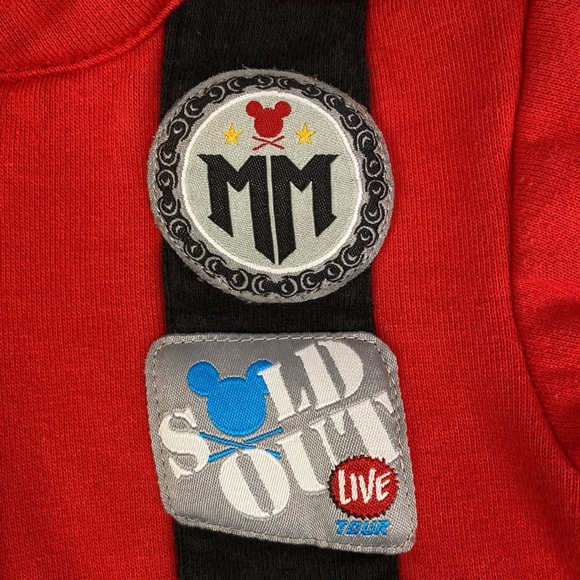 Disney Baby Rock Star Mickey Mouse Zip-Up Sweatshirt Jacket size 0-3 Months - Picture 6 of 12